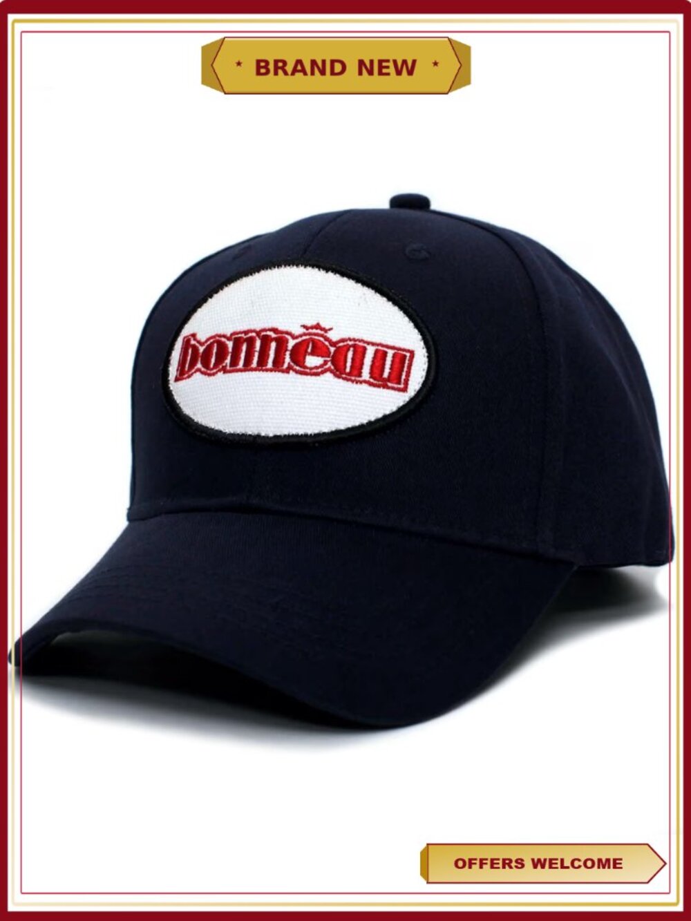 Bonneau Lincoln Hawk Over The Top Movie Cap Adult Navy